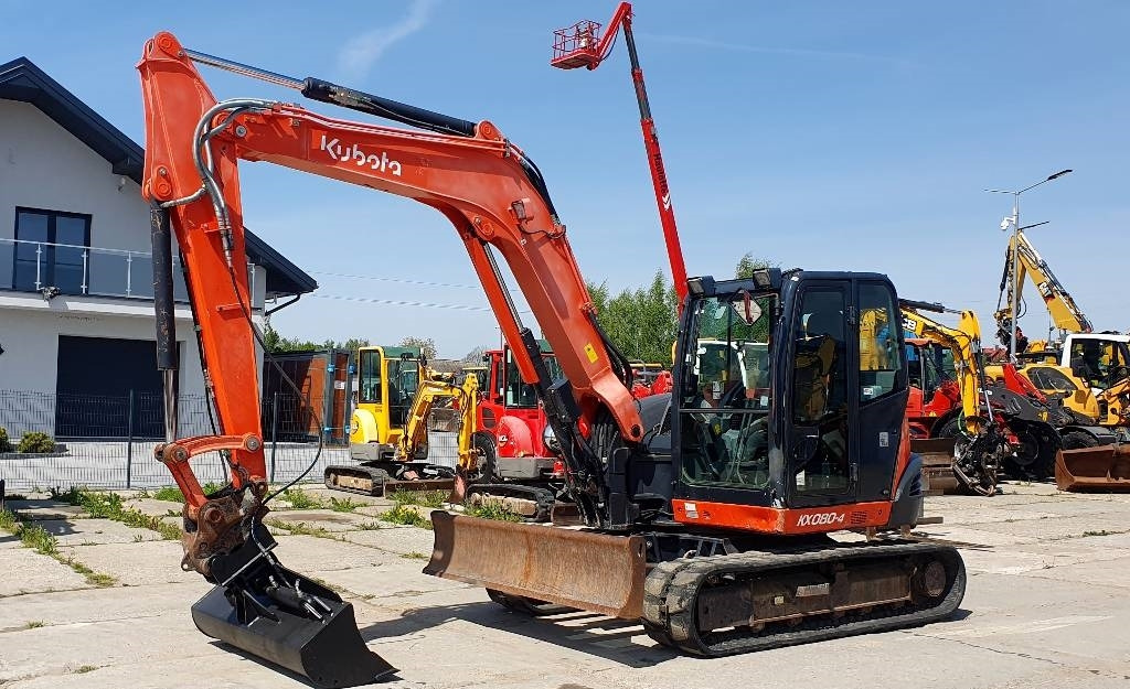 Kubota KX 080-4 - Minigraver: bilde 1 Kubota KX 080-4 - Minigraver: bilde 1