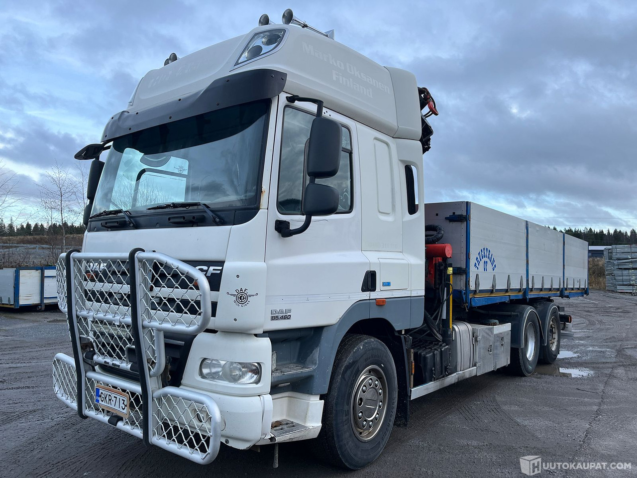 Daf CF85.460 FAN, 2013, Kangasala - Planbil, Kranbil: bilde 1 Daf CF85.460 FAN, 2013, Kangasala - Planbil, Kranbil: bilde 1