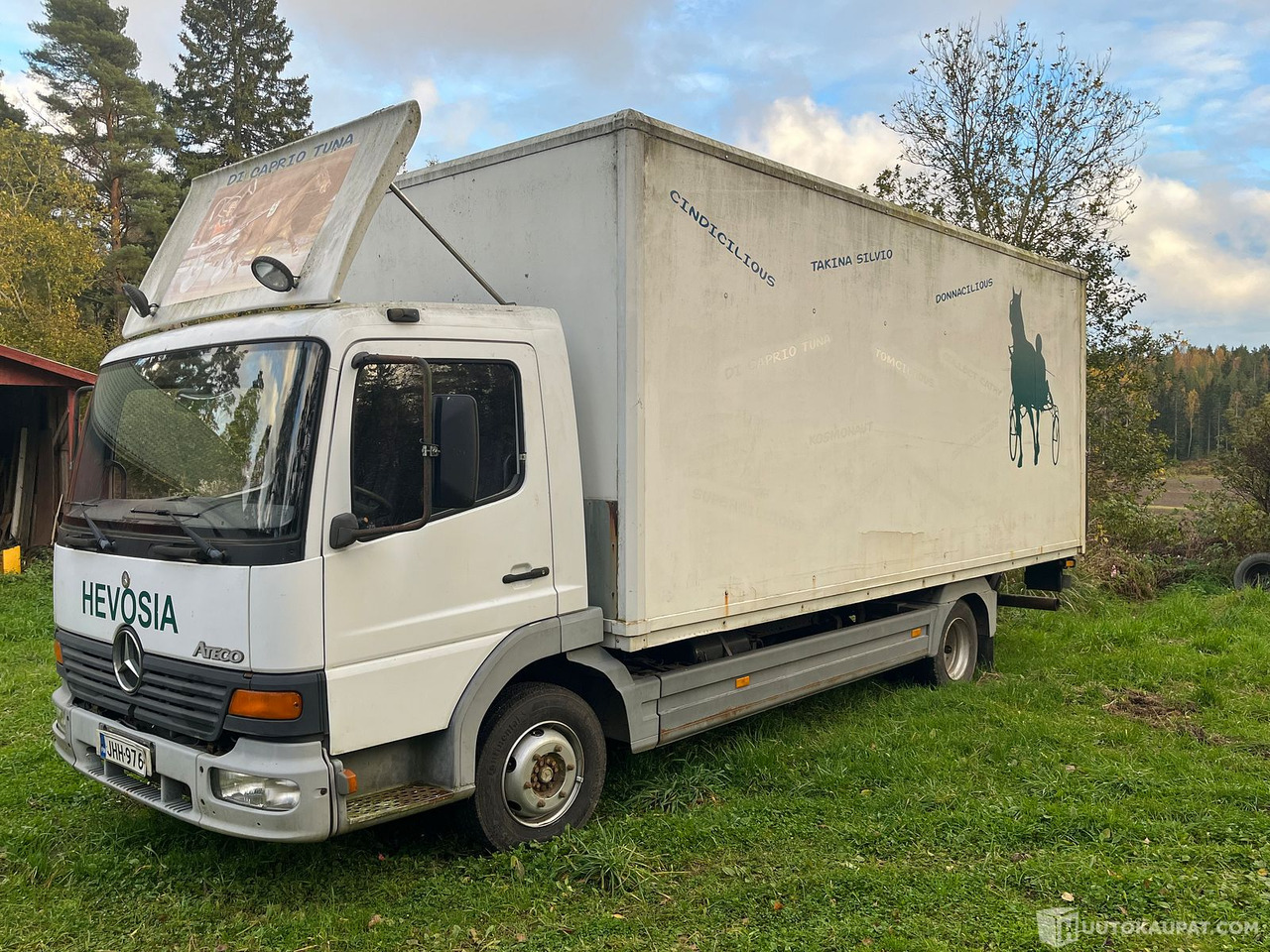 Mercedes-Benz Atego, hevoskuljetusauto, 2000, Inkoo - Lastebil: bilde 2 Mercedes-Benz Atego, hevoskuljetusauto, 2000, Inkoo - Lastebil: bilde 2