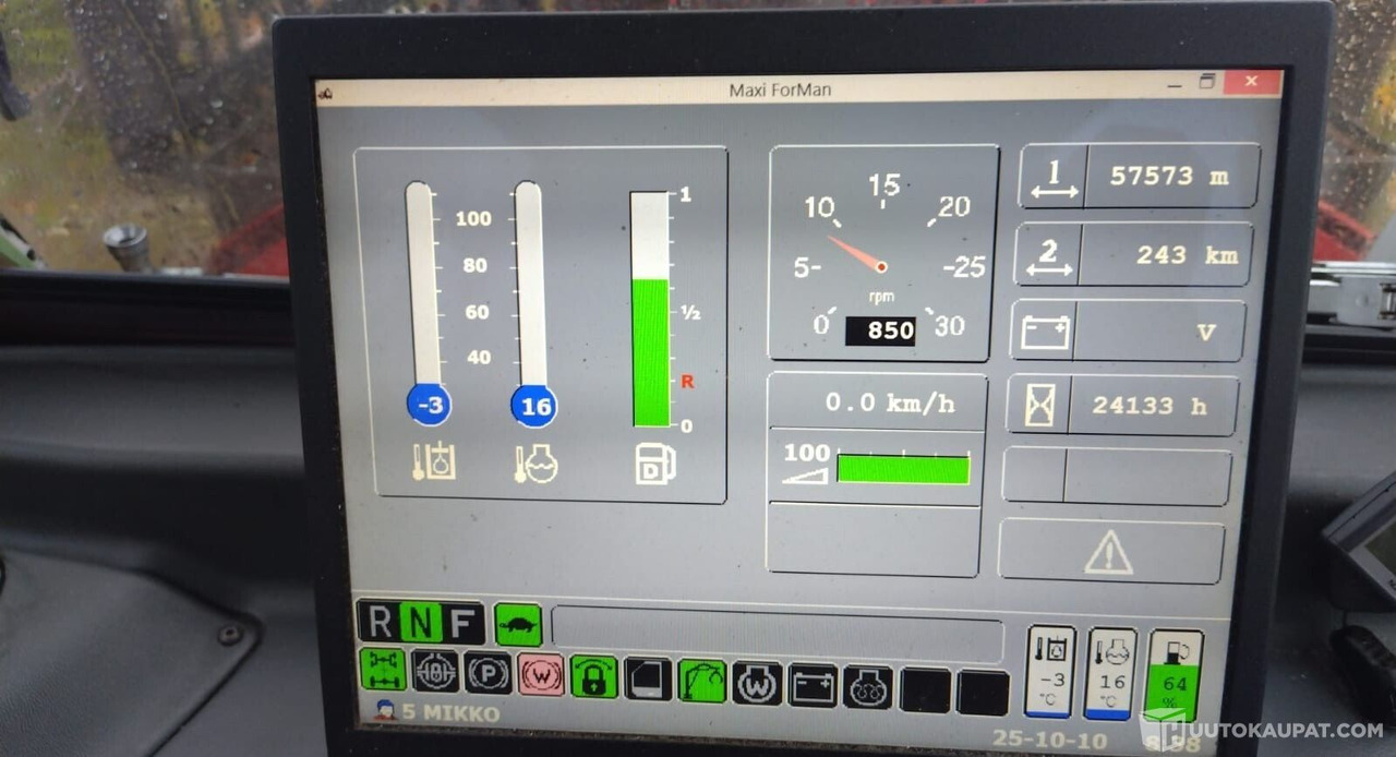 Komatsu 840 TX, 2011, Diesel, 24 133 h Metsäkone, Leppävirta - Skogsmaskin: bilde 4 Komatsu 840 TX, 2011, Diesel, 24 133 h Metsäkone, Leppävirta - Skogsmaskin: bilde 4