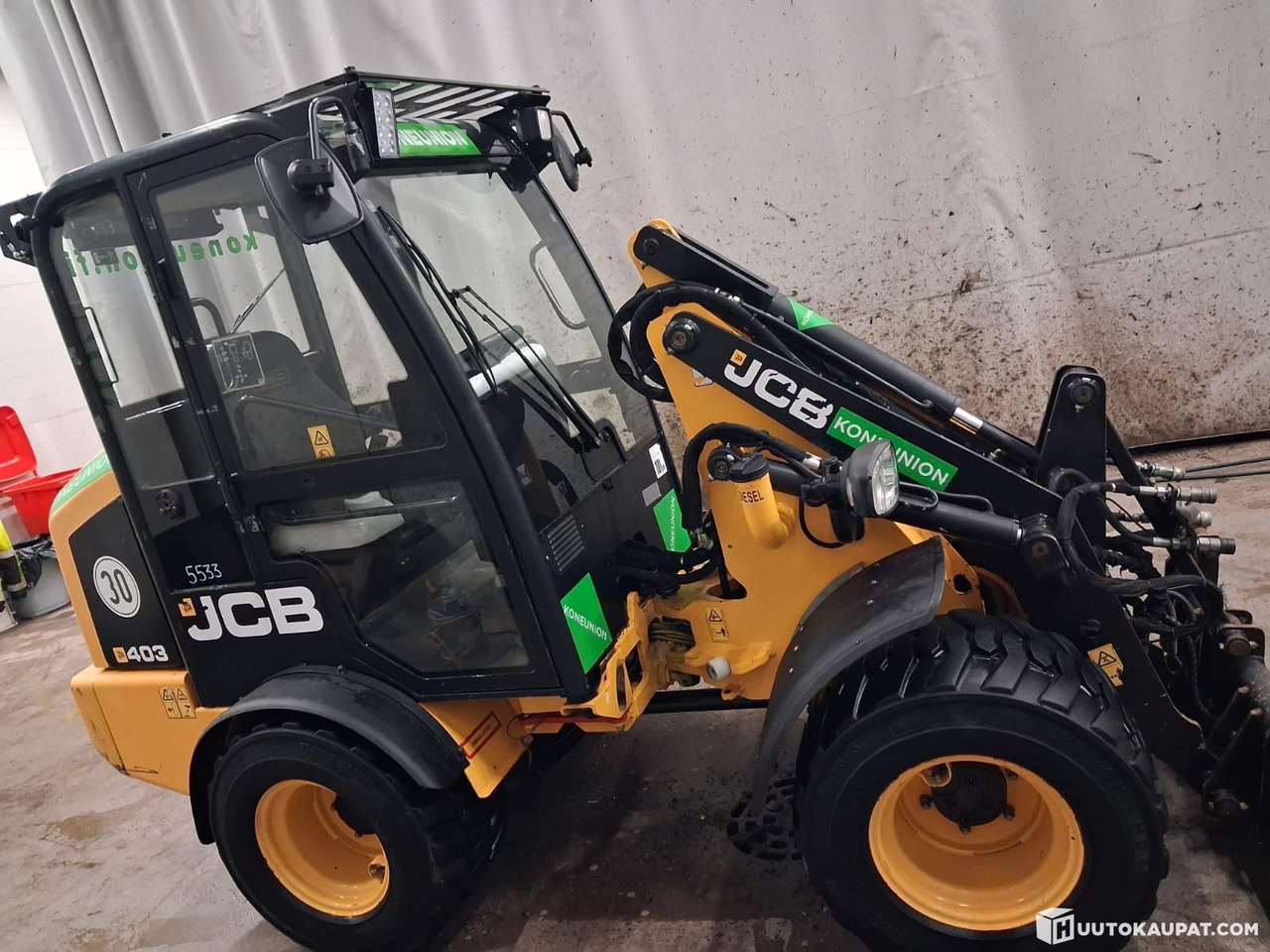 Wheel loader JCB 403, 2018, 3017 h, Tampere - Hjullaster: bilde 1 Wheel loader JCB 403, 2018, 3017 h, Tampere - Hjullaster: bilde 1