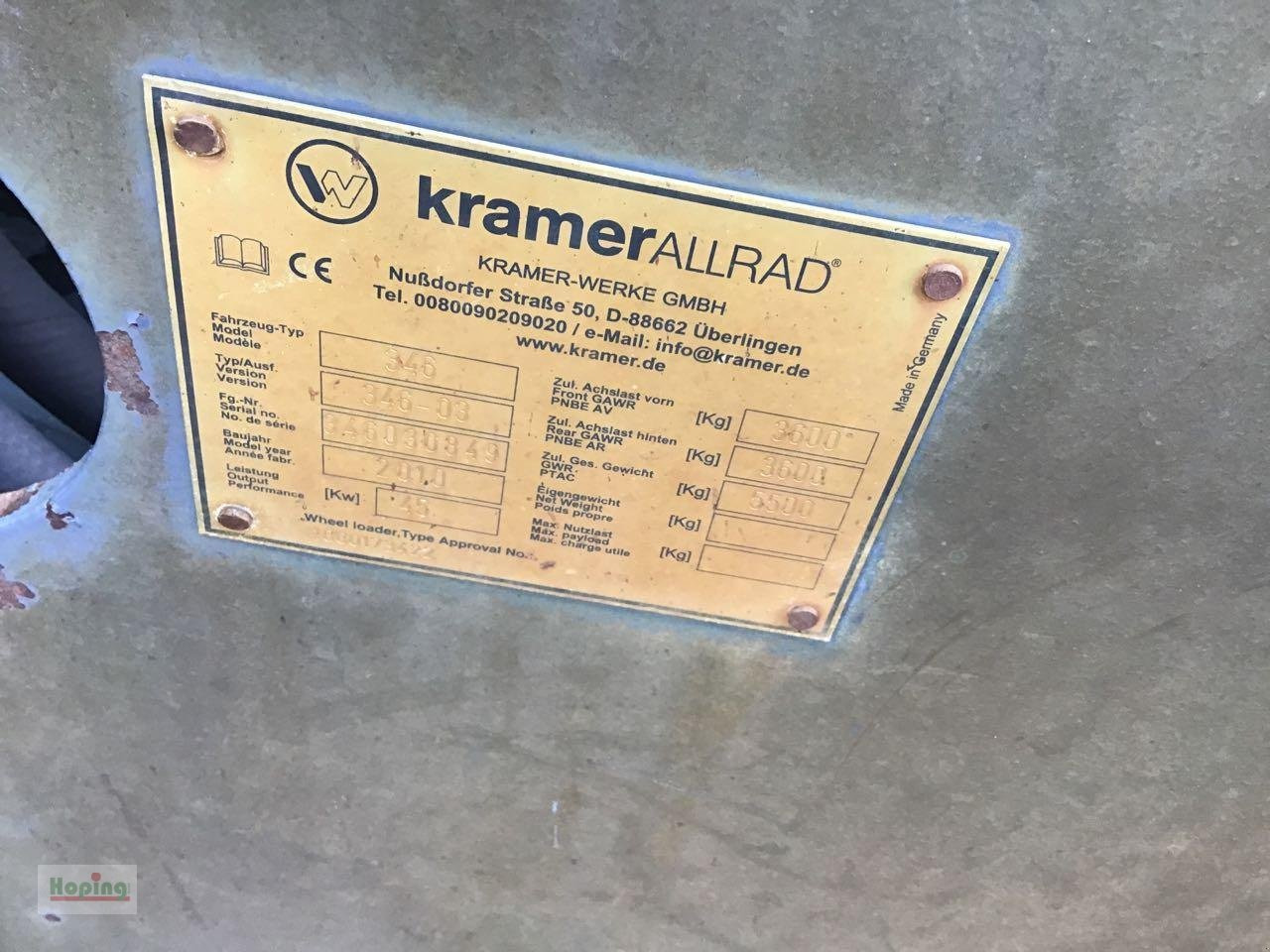 Hjullaster Kramer 750: bilde 7
