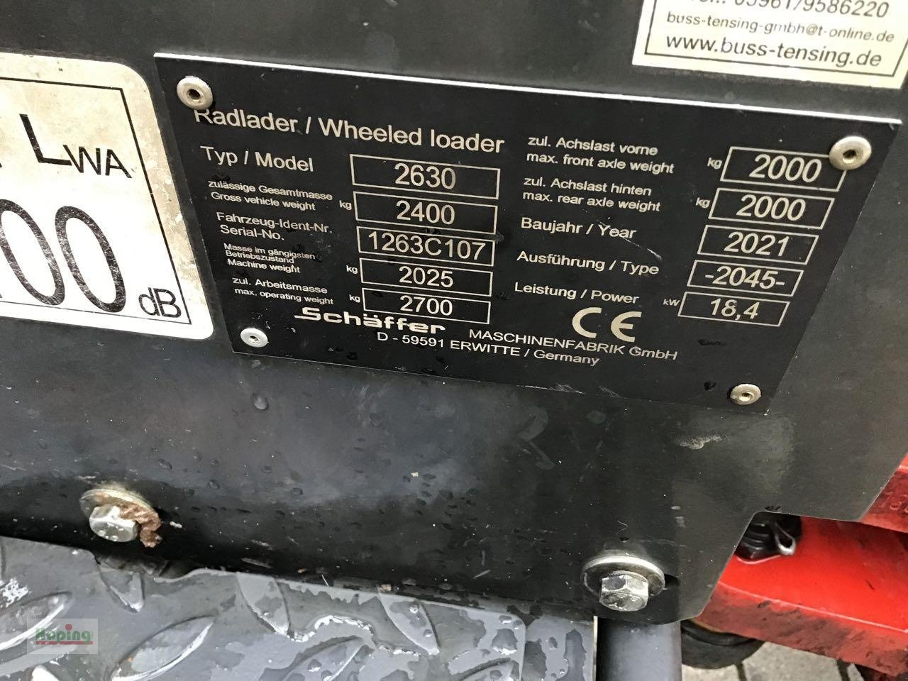 Minilaster Schäffer 2630: bilde 8 Minilaster Schäffer 2630: bilde 8