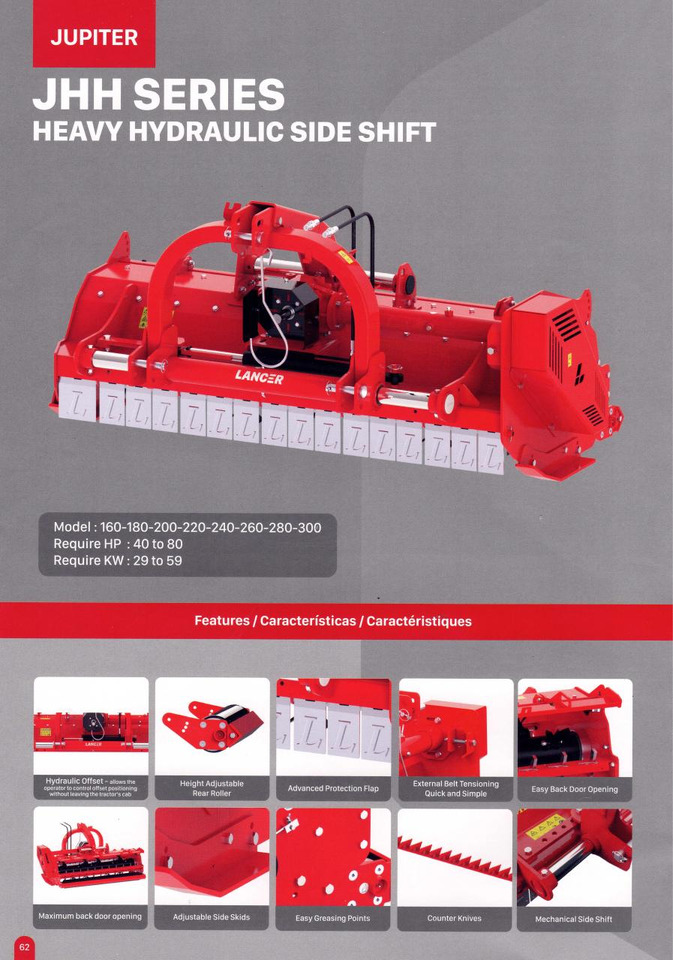 Lancer JUPITER JHH 280 - Beitepusser: bilde 2 Lancer JUPITER JHH 280 - Beitepusser: bilde 2