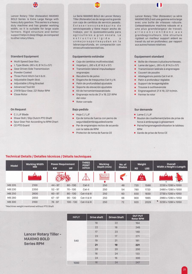 Lancer Maximo Bold 300 - Tohjulstraktor: bilde 4 Lancer Maximo Bold 300 - Tohjulstraktor: bilde 4