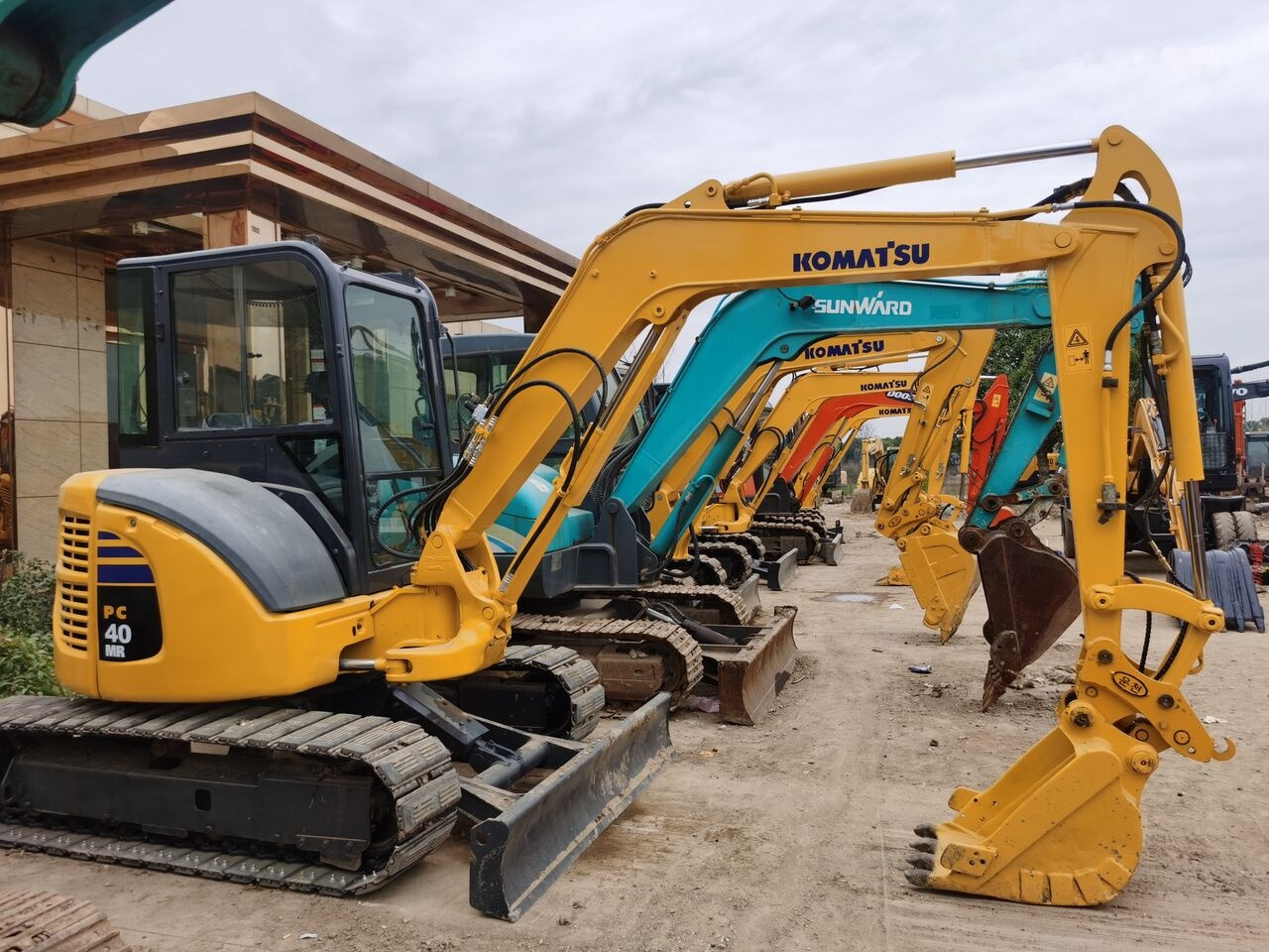 Komatsu PC40 - Minigraver: bilde 2 Komatsu PC40 - Minigraver: bilde 2