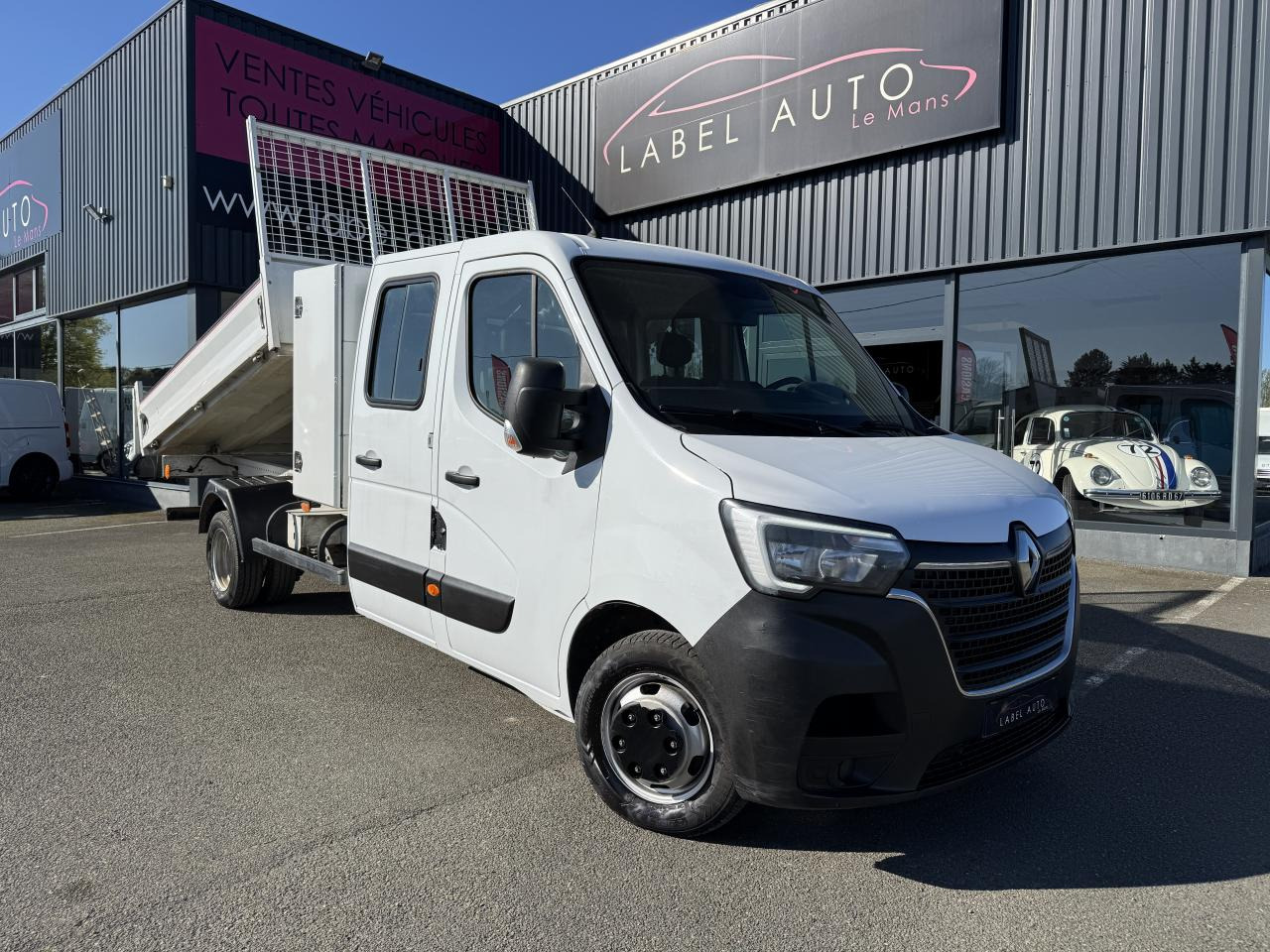 RENAULT MASTER 3T5 BENNE + COFFRE RJ DOUBLE CABINE 6 PL 2.3 DCI 130 CH CONFORT + GPS + REGUL + CLIM - Varebil med tipp: bilde 2 RENAULT MASTER 3T5 BENNE + COFFRE RJ DOUBLE CABINE 6 PL 2.3 DCI 130 CH CONFORT + GPS + REGUL + CLIM - Varebil med tipp: bilde 2