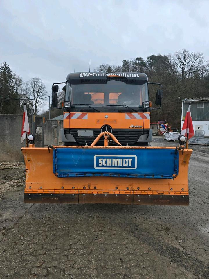 Mercedes-Benz Allrad Atego 1828 AK Absetzkipper Meiller Schmidt Schneepflug Küpper-Weisser Salzstreuer Allrad - Brøytebil: bilde 5 Mercedes-Benz Allrad Atego 1828 AK Absetzkipper Meiller Schmidt Schneepflug Küpper-Weisser Salzstreuer Allrad - Brøytebil: bilde 5