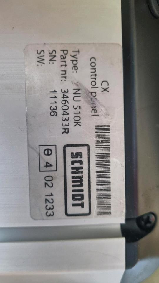 Neue NU 510K Schmidt Stratos Salzstreuer Steuerung Bedienung Bedieneinheit Mitos Salzsilo 3460443R - Elektrisk system for Utility-/ Spesiell maskin: bilde 2 Neue NU 510K Schmidt Stratos Salzstreuer Steuerung Bedienung Bedieneinheit Mitos Salzsilo 3460443R - Elektrisk system for Utility-/ Spesiell maskin: bilde 2