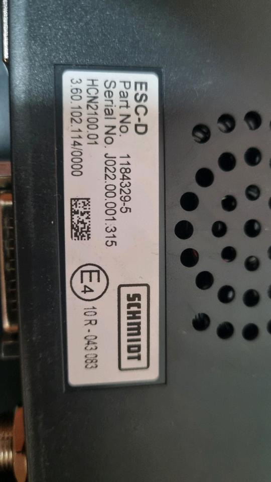 Schmidt Aebi ESC-D Salzstreuer Steuerung Bordcomputer 1184329-5 Bedieeinheit Stratos Salzsilo - Styreenhet for Utility-/ Spesiell maskin: bilde 2 Schmidt Aebi ESC-D Salzstreuer Steuerung Bordcomputer 1184329-5 Bedieeinheit Stratos Salzsilo - Styreenhet for Utility-/ Spesiell maskin: bilde 2