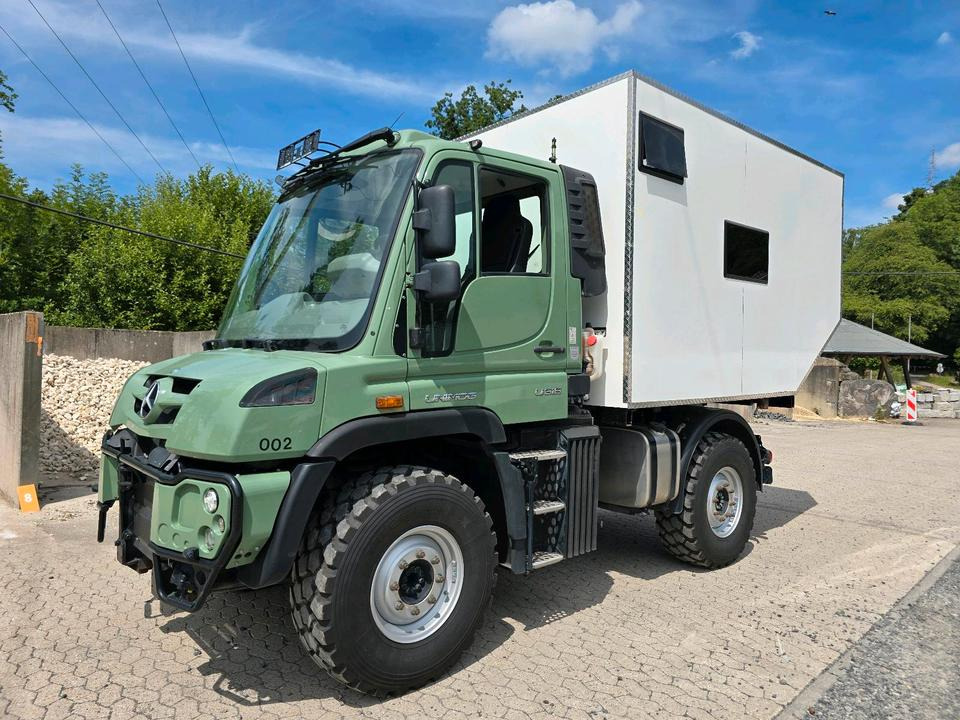 Unimog U 318 Wohnmobil Expeditionsfahrzeug euro 6 Blue tec UGE UGN Leerkabine U318 EAS Mercedes-Benz - Bybobil: bilde 1 Unimog U 318 Wohnmobil Expeditionsfahrzeug euro 6 Blue tec UGE UGN Leerkabine U318 EAS Mercedes-Benz - Bybobil: bilde 1