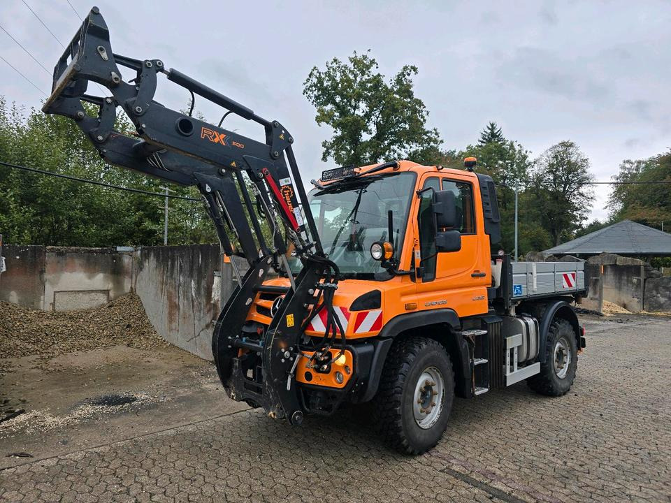 Unimog U318 NKS-F-UGE-42 Frontlader Mercedes-Benz 405/10 405/12 UGE Mercedes-Benz U 318 323 327 423 427 429 430 EasyDrive Variopilot Radlader Hauer rx 500 Frontlader - Utility-/ Spesiell maskin: bilde 1 Unimog U318 NKS-F-UGE-42 Frontlader Mercedes-Benz 405/10 405/12 UGE Mercedes-Benz U 318 323 327 423 427 429 430 EasyDrive Variopilot Radlader Hauer rx 500 Frontlader - Utility-/ Spesiell maskin: bilde 1