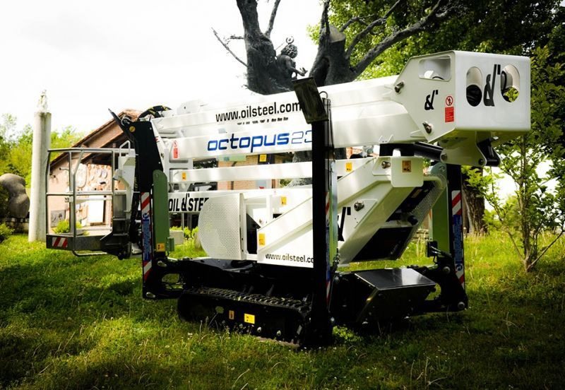 Oil&Steel Octopus 23 nowy podnośnik koszowy na gąsienicach 23 m - Edderkopplift: bilde 2 Oil&Steel Octopus 23 nowy podnośnik koszowy na gąsienicach 23 m - Edderkopplift: bilde 2