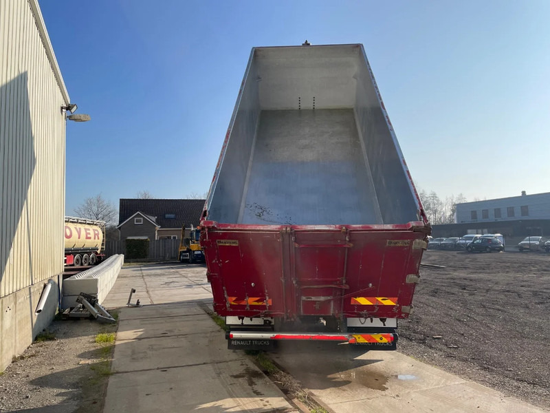 Tippbil Renault T / 6x2 VOLLEDIG LUCHTGEVEERD / ALU VELGEN / HANDGESCHAKELD / LOW KM / ALU KIPPER 22.5 M3: bilde 11