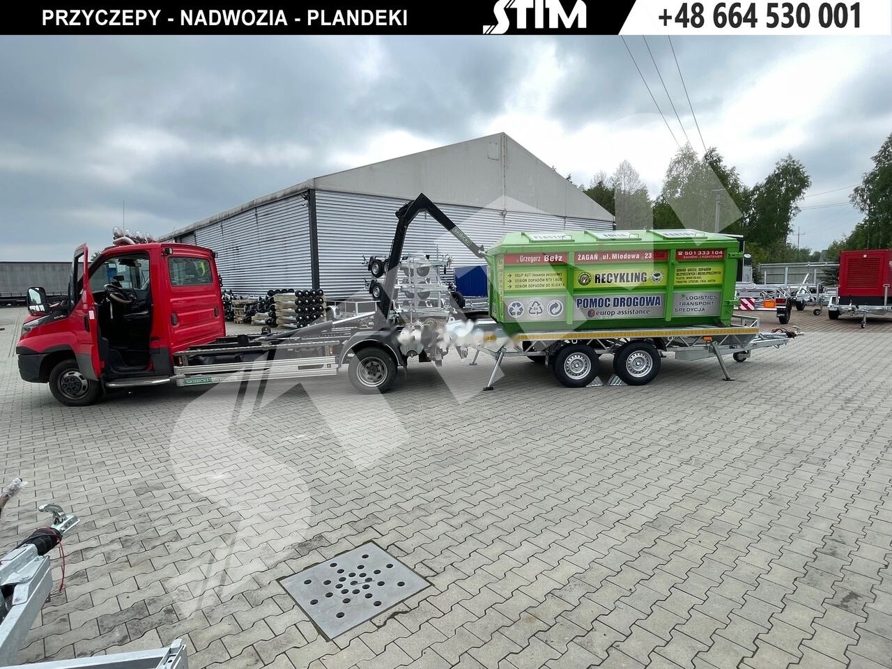 Stim S22-35/4323KP-15 Platforma do przeowzu kontenerów typu KP - Planhenger/ Flathenger: bilde 2 Stim S22-35/4323KP-15 Platforma do przeowzu kontenerów typu KP - Planhenger/ Flathenger: bilde 2