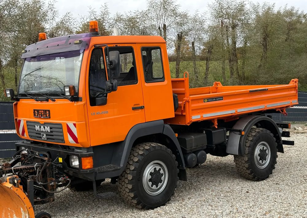 MAN * MAN 10-220 * Pług * Kiper Wywrotka Meiller * 4x4 * Zimowe Utrzymanie * Unimog * - Tippbil: bilde 3 MAN * MAN 10-220 * Pług * Kiper Wywrotka Meiller * 4x4 * Zimowe Utrzymanie * Unimog * - Tippbil: bilde 3