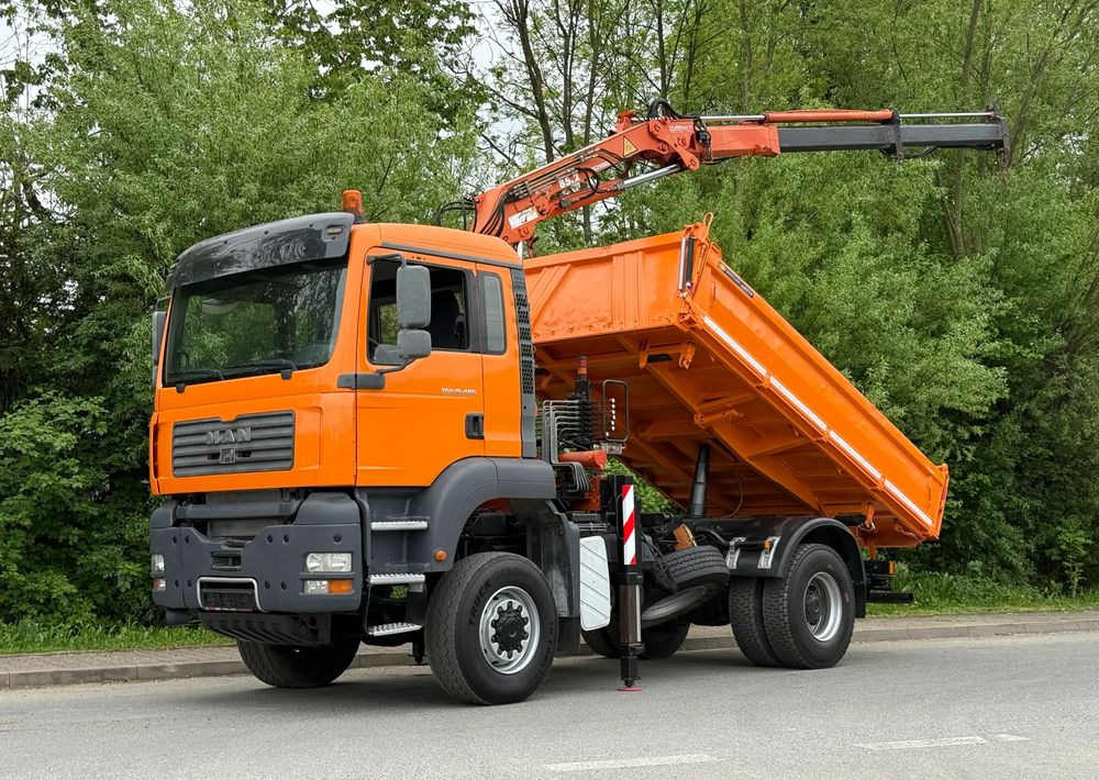 MAN * MAN 18 480 * KIPER WYWROTKA * 4x4 * HDS ATLAS 85* STAN BARDZO DOBRY * Sprowadzony - Tippbil: bilde 1 MAN * MAN 18 480 * KIPER WYWROTKA * 4x4 * HDS ATLAS 85* STAN BARDZO DOBRY * Sprowadzony - Tippbil: bilde 1