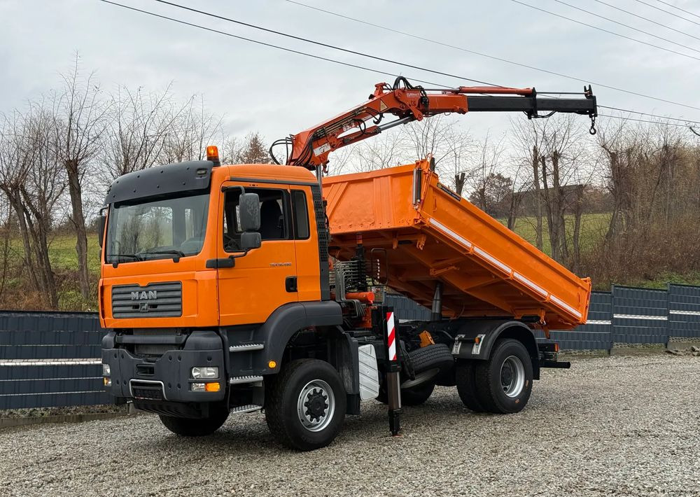 MAN * MAN 18 480 * KIPER WYWROTKA * 4x4 * HDS ATLAS 85* STAN BARDZO DOBRY * Sprowadzony - Tippbil: bilde 1 MAN * MAN 18 480 * KIPER WYWROTKA * 4x4 * HDS ATLAS 85* STAN BARDZO DOBRY * Sprowadzony - Tippbil: bilde 1