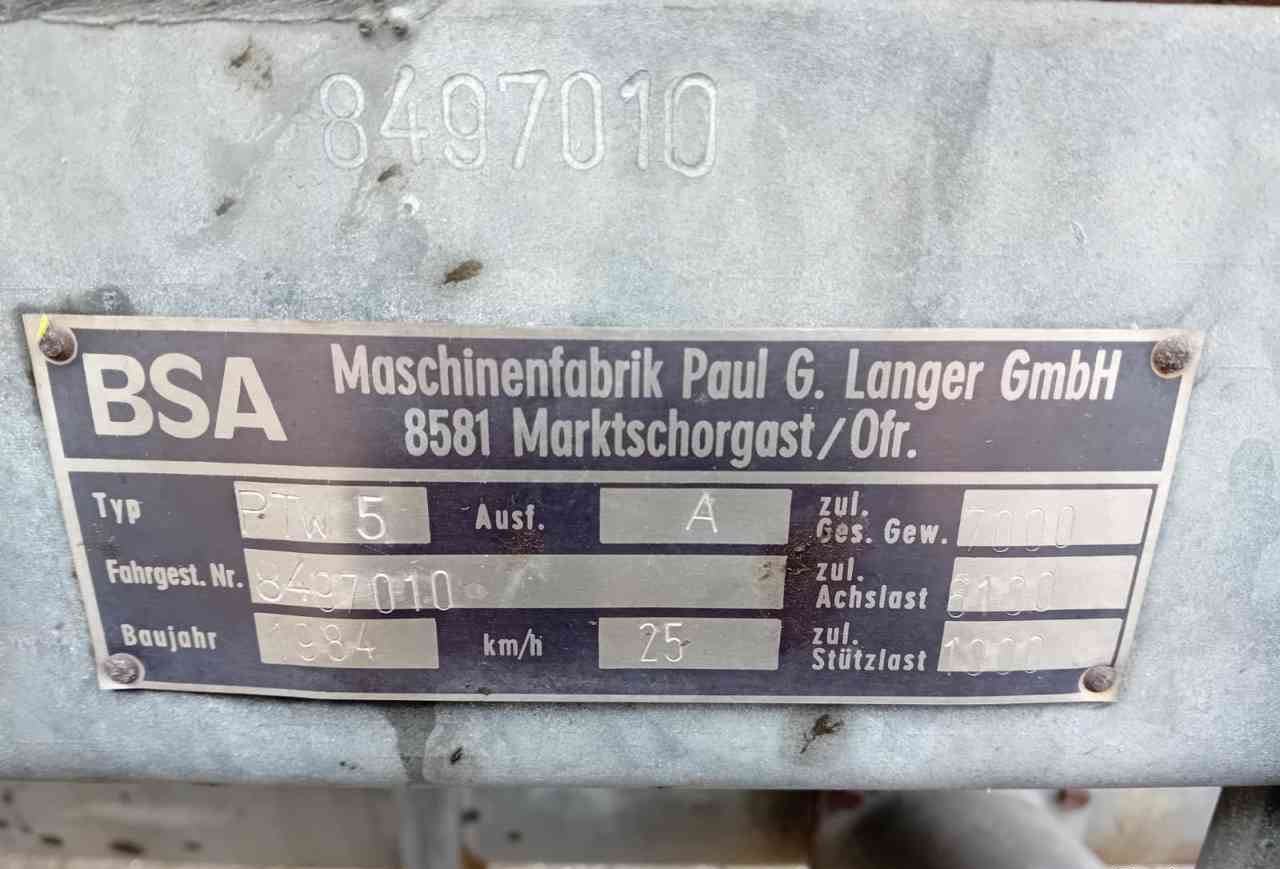 BSA Duport PTW5 mesttank, pomptankwagen, mestverwerking - Gjødselvogn: bilde 5 BSA Duport PTW5 mesttank, pomptankwagen, mestverwerking - Gjødselvogn: bilde 5