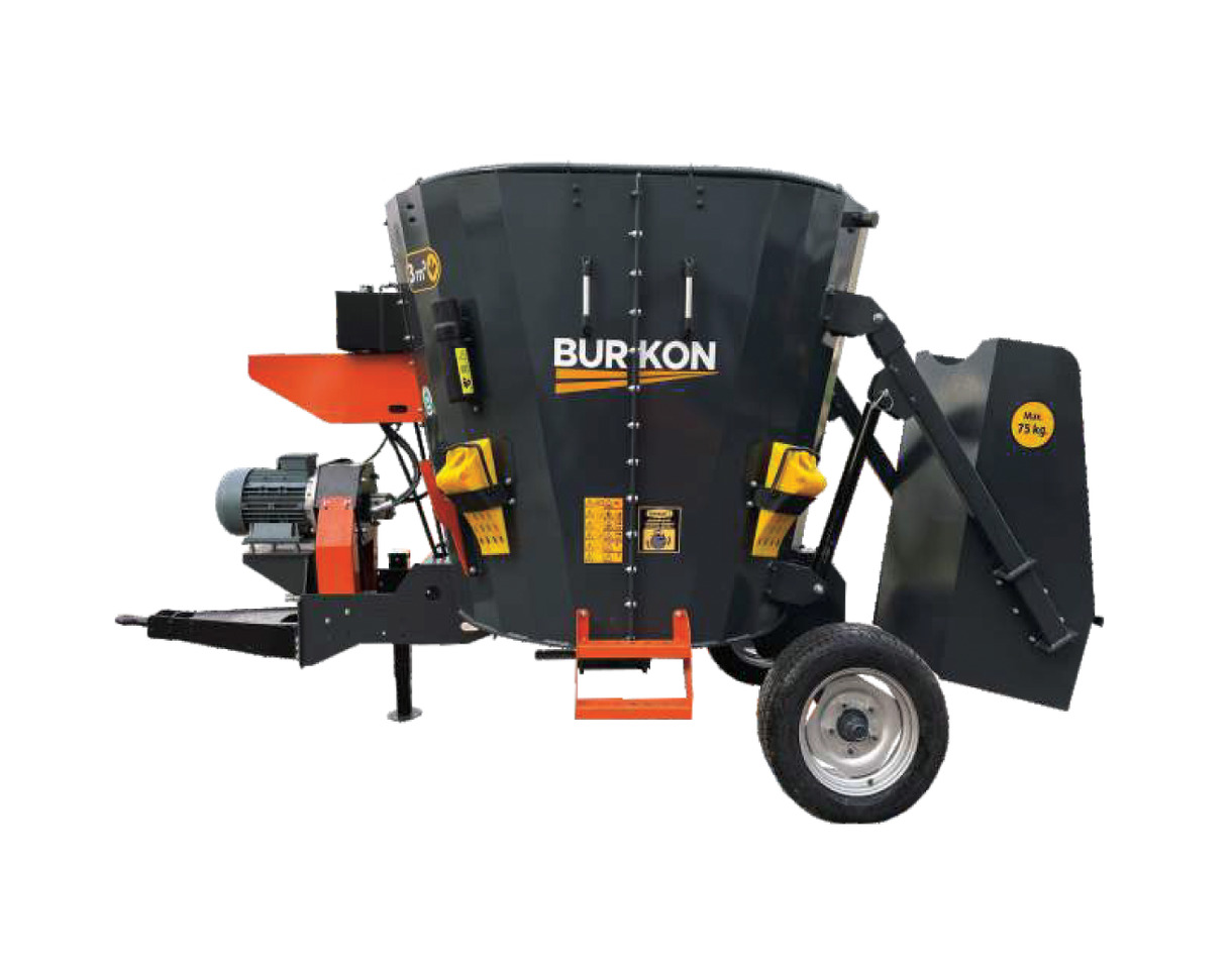 Burkon 3m3 Çekilir (380V) Dikey Yem Karma Makinesi ( BK-F300 ) - Fullfôrblander: bilde 2 Burkon 3m3 Çekilir (380V) Dikey Yem Karma Makinesi ( BK-F300 ) - Fullfôrblander: bilde 2