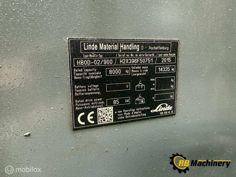 Linde H80-02/900 - Gaffeltruck: bilde 4 Linde H80-02/900 - Gaffeltruck: bilde 4