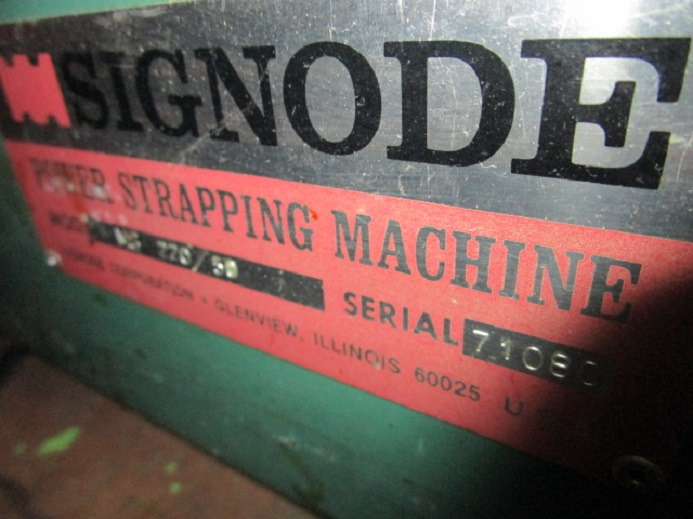 BANDEROLIERMASCHINE SIGNODE MS 220/50 - Pakkemaskin: bilde 3 BANDEROLIERMASCHINE SIGNODE MS 220/50 - Pakkemaskin: bilde 3