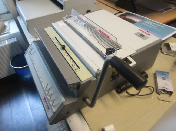 WIRO BINDER HALBAUTOMAT RENZ ECL360 - Trykkmaskin: bilde 5 WIRO BINDER HALBAUTOMAT RENZ ECL360 - Trykkmaskin: bilde 5