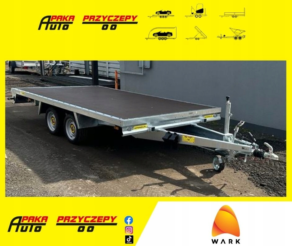 PLATFORMY PRZYCZEPA 4x2 WARK DMC 2700 / WARK 4x2 Platform Trailer DMC 2700 - Planhenger/ Flathenger: bilde 1 PLATFORMY PRZYCZEPA 4x2 WARK DMC 2700 / WARK 4x2 Platform Trailer DMC 2700 - Planhenger/ Flathenger: bilde 1