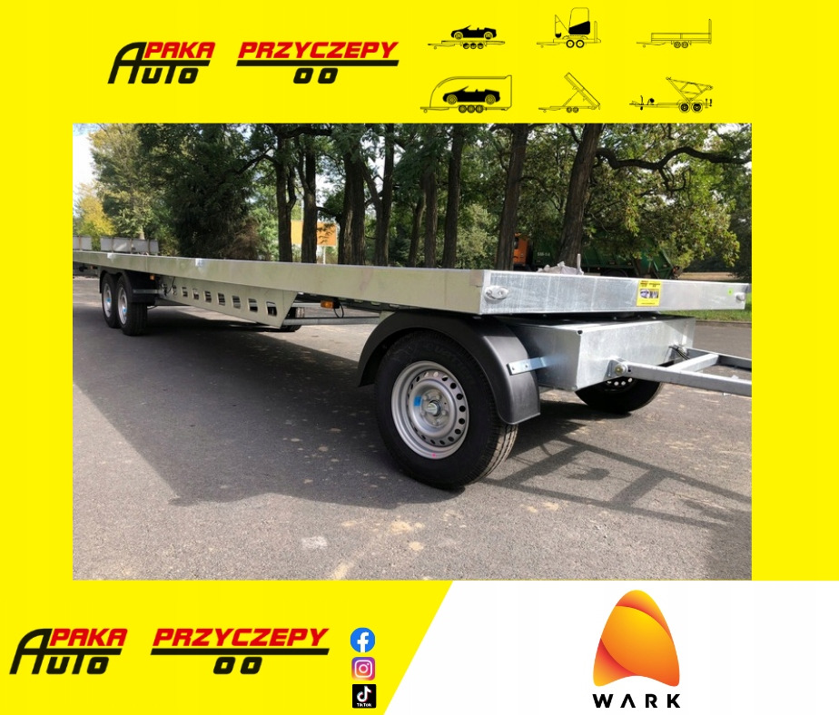 PRZYCZEPA OBROTNICA PLATFORMA 8m 3500 KG / TURNTABLE PLATFORM TRAILER 8m 3500 KG - Planhenger/ Flathenger: bilde 1 PRZYCZEPA OBROTNICA PLATFORMA 8m 3500 KG / TURNTABLE PLATFORM TRAILER 8m 3500 KG - Planhenger/ Flathenger: bilde 1
