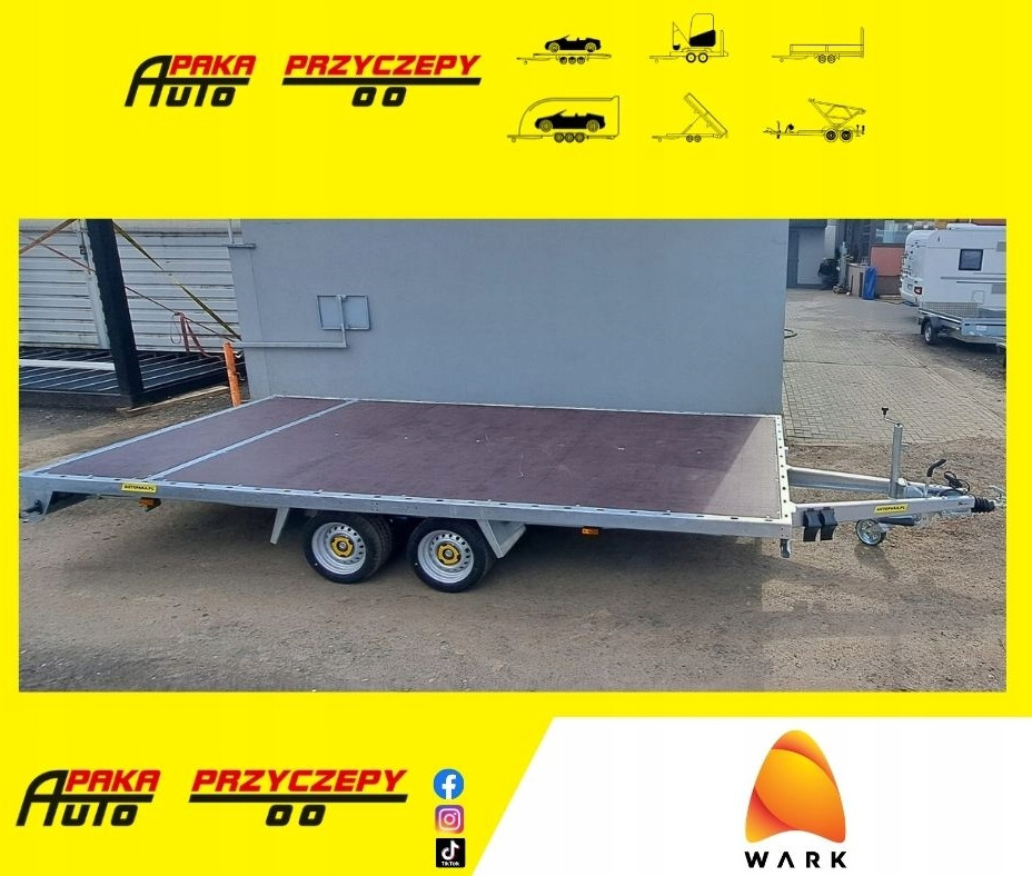 PRZYCZEPA PLATFORMOWA 5X2 WARK DMC 3500 / WARK PLATFORM TRAILER 5X2 DMC 3500 - Planhenger/ Flathenger: bilde 1 PRZYCZEPA PLATFORMOWA 5X2 WARK DMC 3500 / WARK PLATFORM TRAILER 5X2 DMC 3500 - Planhenger/ Flathenger: bilde 1