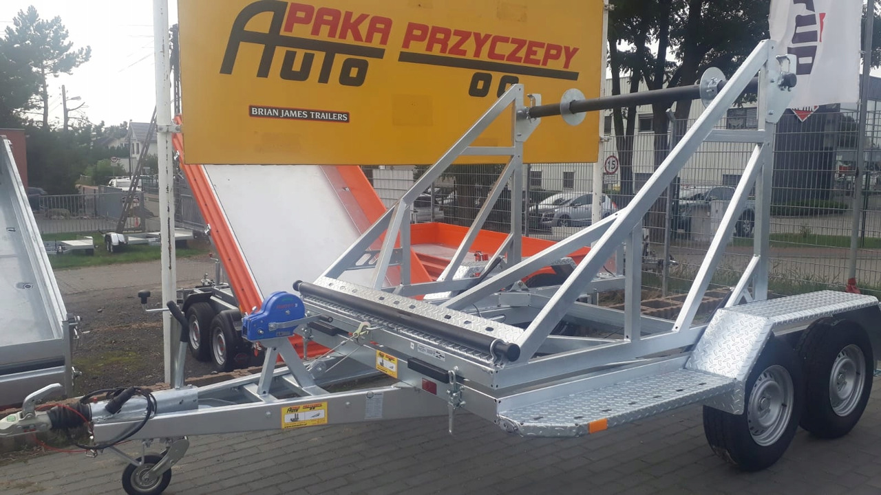 PRZYCZEPA WARK KABLOWA Z WCIĄGARKĄ RĘCZNĄ, DMC 3500 KG / WARK Cable Trailer with Manual Winch, DMC 3500 KG - Kabelhenger: bilde 3 PRZYCZEPA WARK KABLOWA Z WCIĄGARKĄ RĘCZNĄ, DMC 3500 KG / WARK Cable Trailer with Manual Winch, DMC 3500 KG - Kabelhenger: bilde 3