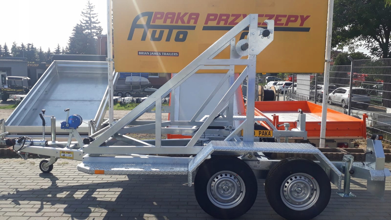 PRZYCZEPA WARK KABLOWA Z WCIĄGARKĄ RĘCZNĄ, DMC 3500 KG / WARK Cable Trailer with Manual Winch, DMC 3500 KG - Kabelhenger: bilde 2 PRZYCZEPA WARK KABLOWA Z WCIĄGARKĄ RĘCZNĄ, DMC 3500 KG / WARK Cable Trailer with Manual Winch, DMC 3500 KG - Kabelhenger: bilde 2