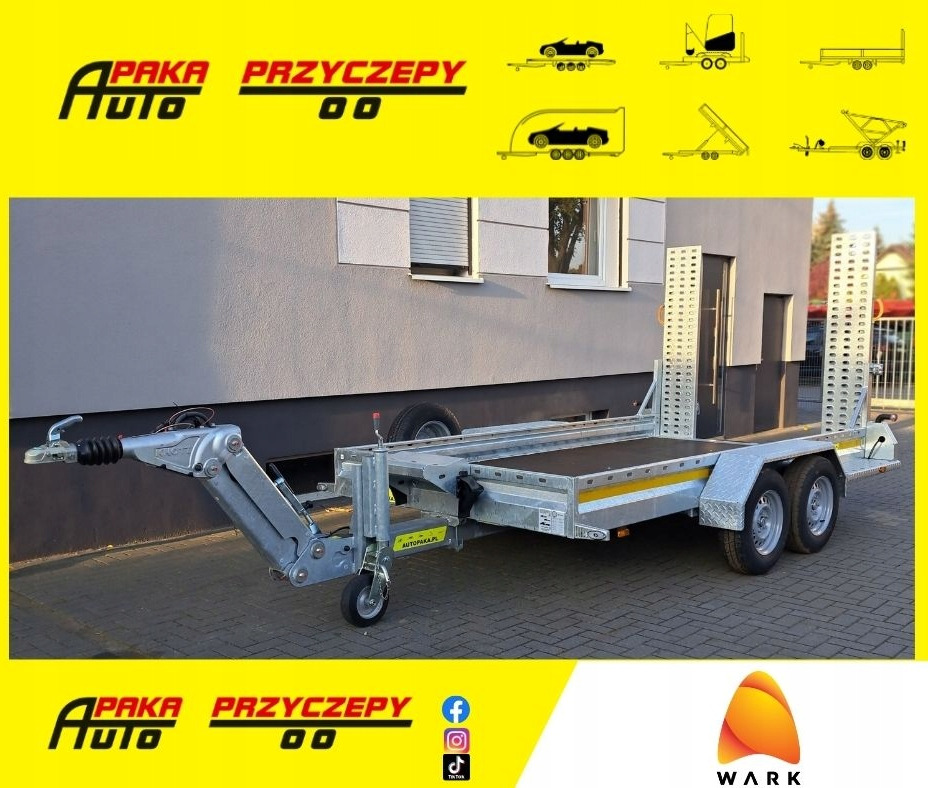PRZYCZEPA WARK KHD DO MINIKOPARKI KOPARKI REGULOWANY DYSZEL DMC 3500 / WARK KHD TRAILER FOR MINI EXCAVATOR WITH ADJUSTABLE DRAWBAR DMC 3500 - Maskinhenger: bilde 1 PRZYCZEPA WARK KHD DO MINIKOPARKI KOPARKI REGULOWANY DYSZEL DMC 3500 / WARK KHD TRAILER FOR MINI EXCAVATOR WITH ADJUSTABLE DRAWBAR DMC 3500 - Maskinhenger: bilde 1