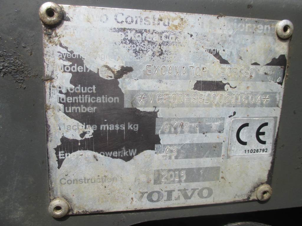 Leie Volvo ECR 88 D  Volvo ECR 88 D: bilde 18