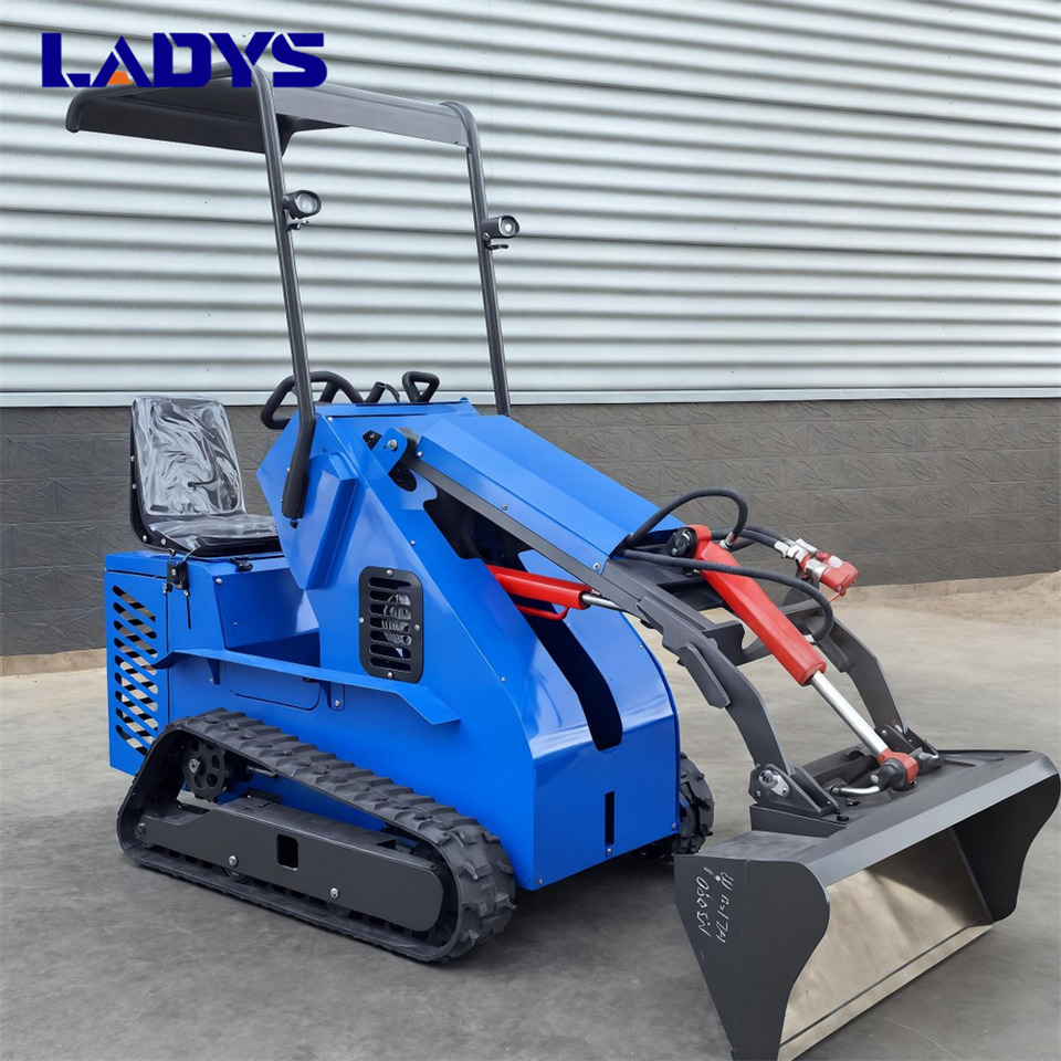 Free Shipping Mini Skid Steer Loader Compact Track Electric/Diesel Chinese Mini Skid Steer Loader For Sale With Mini Skid Steer Attachments 4 In 1 Bucket - Kompaktlaster: bilde 5 Free Shipping Mini Skid Steer Loader Compact Track Electric/Diesel Chinese Mini Skid Steer Loader For Sale With Mini Skid Steer Attachments 4 In 1 Bucket - Kompaktlaster: bilde 5