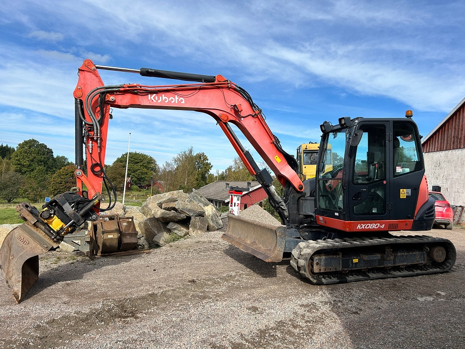 Kubota KX080-4 - Beltegraver: bilde 2 Kubota KX080-4 - Beltegraver: bilde 2