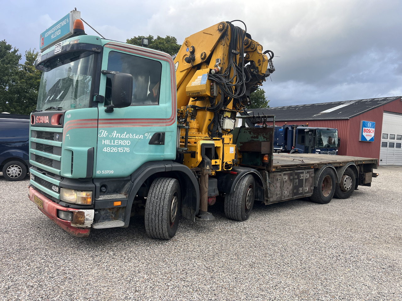 Scania G 124 - Kranbil: bilde 2 Scania G 124 - Kranbil: bilde 2