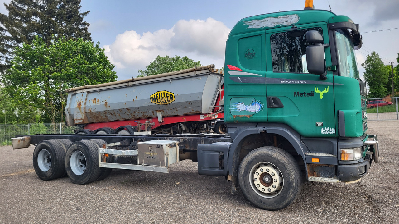 SCANIA R124 420 6X4 - Chassis lastebil: bilde 4 SCANIA R124 420 6X4 - Chassis lastebil: bilde 4