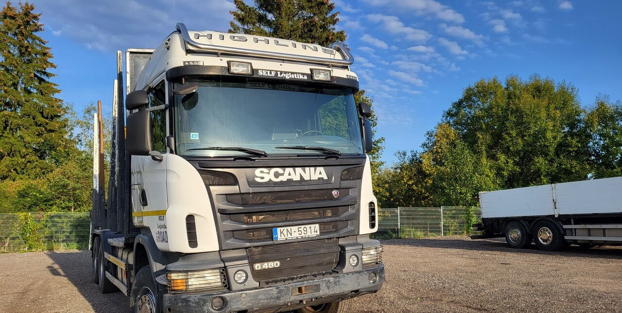 Scania G480 - Tømmerbil, Kranbil: bilde 3 Scania G480 - Tømmerbil, Kranbil: bilde 3