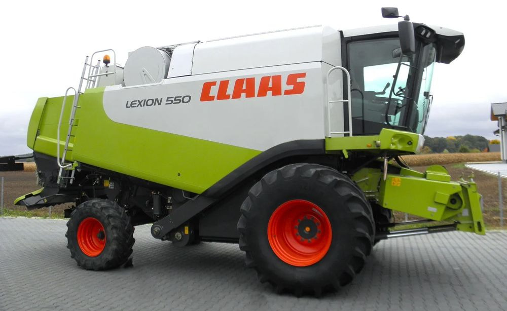 Claas Lexion 550 2005 Rok, heder V750, Najbogatsza Wersja, Nie Malowany, Stan Idealny - Skurtresker: bilde 1 Claas Lexion 550 2005 Rok, heder V750, Najbogatsza Wersja, Nie Malowany, Stan Idealny - Skurtresker: bilde 1
