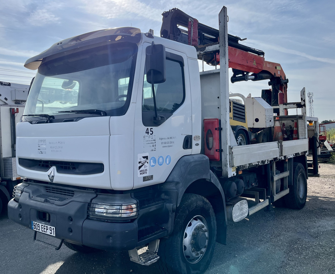RENAULT Kerax 370dci 4x4 plateau grue Palfinger pk29002 - Planbil, Kranbil: bilde 1 RENAULT Kerax 370dci 4x4 plateau grue Palfinger pk29002 - Planbil, Kranbil: bilde 1
