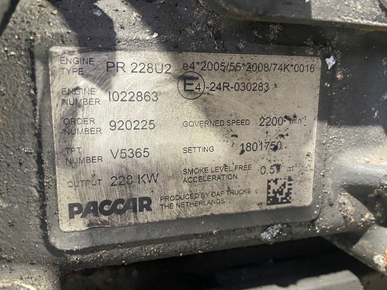 DAF Paccar Motor DAF Solaris PR 228U2 Urbino 12 Van Hool Temsa 228U1 PR 228U2 PR 228 EEV - Motor for Buss: bilde 2 DAF Paccar Motor DAF Solaris PR 228U2 Urbino 12 Van Hool Temsa 228U1 PR 228U2 PR 228 EEV - Motor for Buss: bilde 2