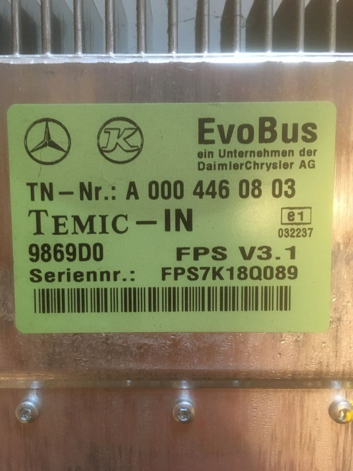 Mercedes-Benz Temic A0004460803 FPS 3.1 Steuergerät A 000 446 08 03 - Elektrisk system for Buss: bilde 2 Mercedes-Benz Temic A0004460803 FPS 3.1 Steuergerät A 000 446 08 03 - Elektrisk system for Buss: bilde 2