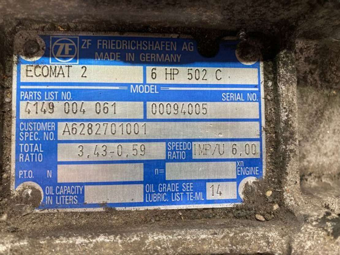 ZF Getriebe ZF 6HP 502C 5HP502C 4149004061 Mercedes Citaro Ecomat 2 - Girkasse for Buss: bilde 2 ZF Getriebe ZF 6HP 502C 5HP502C 4149004061 Mercedes Citaro Ecomat 2 - Girkasse for Buss: bilde 2