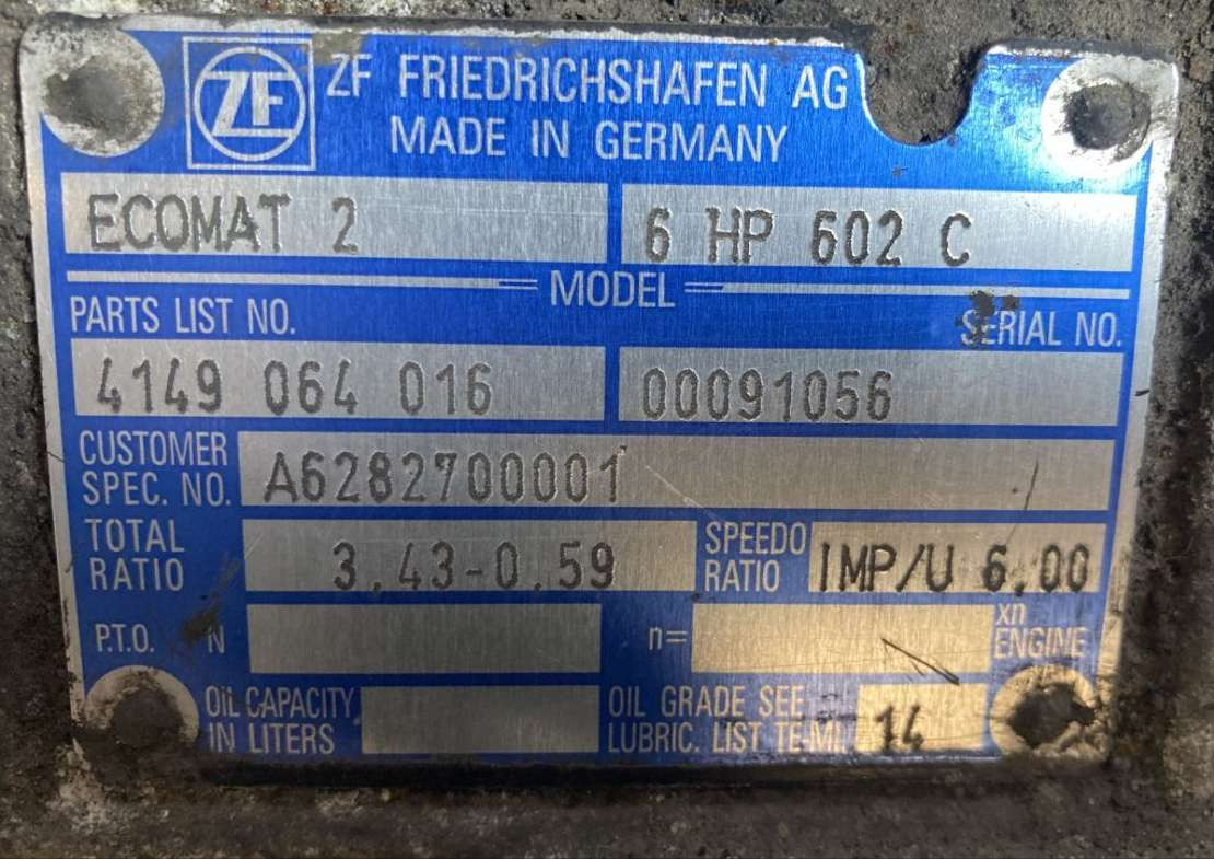 ZF Getriebe ZF 6HP 602C 6HP602C 4149064016 Mercedes Citaro Ecomat 2 A6282700001 - Girkasse for Buss: bilde 2 ZF Getriebe ZF 6HP 602C 6HP602C 4149064016 Mercedes Citaro Ecomat 2 A6282700001 - Girkasse for Buss: bilde 2