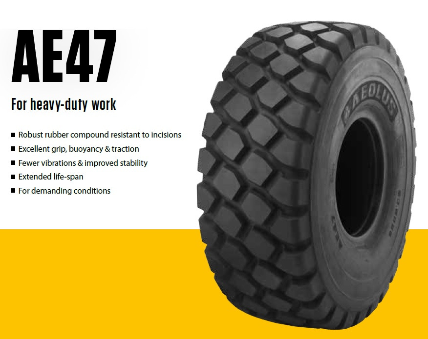 AEOLUS AE47 29,5R25 TL L4/E4 ** – for Loaders & ATD Dump Truck - Dekk og felger for Hjullaster: bilde 1 AEOLUS AE47 29,5R25 TL L4/E4 ** – for Loaders & ATD Dump Truck - Dekk og felger for Hjullaster: bilde 1