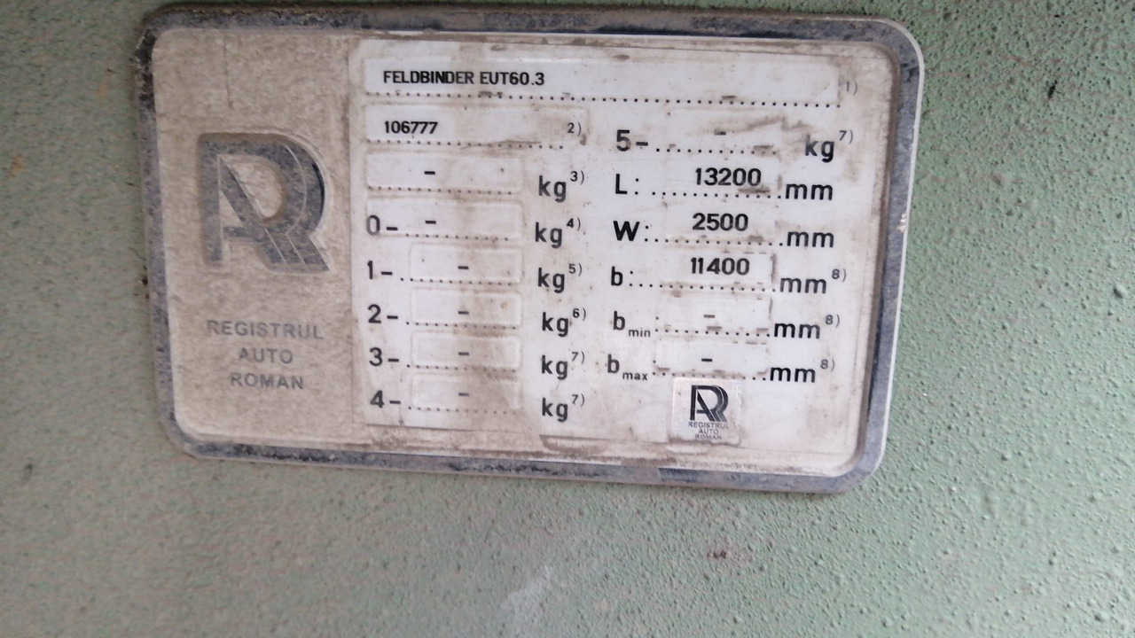 FELDBINDER Tank/Silo 57,000 l 4 Compartments for Powders/Feed/Water//Liquid Fertilizer/etc. - Bulktrailer: bilde 4 FELDBINDER Tank/Silo 57,000 l 4 Compartments for Powders/Feed/Water//Liquid Fertilizer/etc. - Bulktrailer: bilde 4