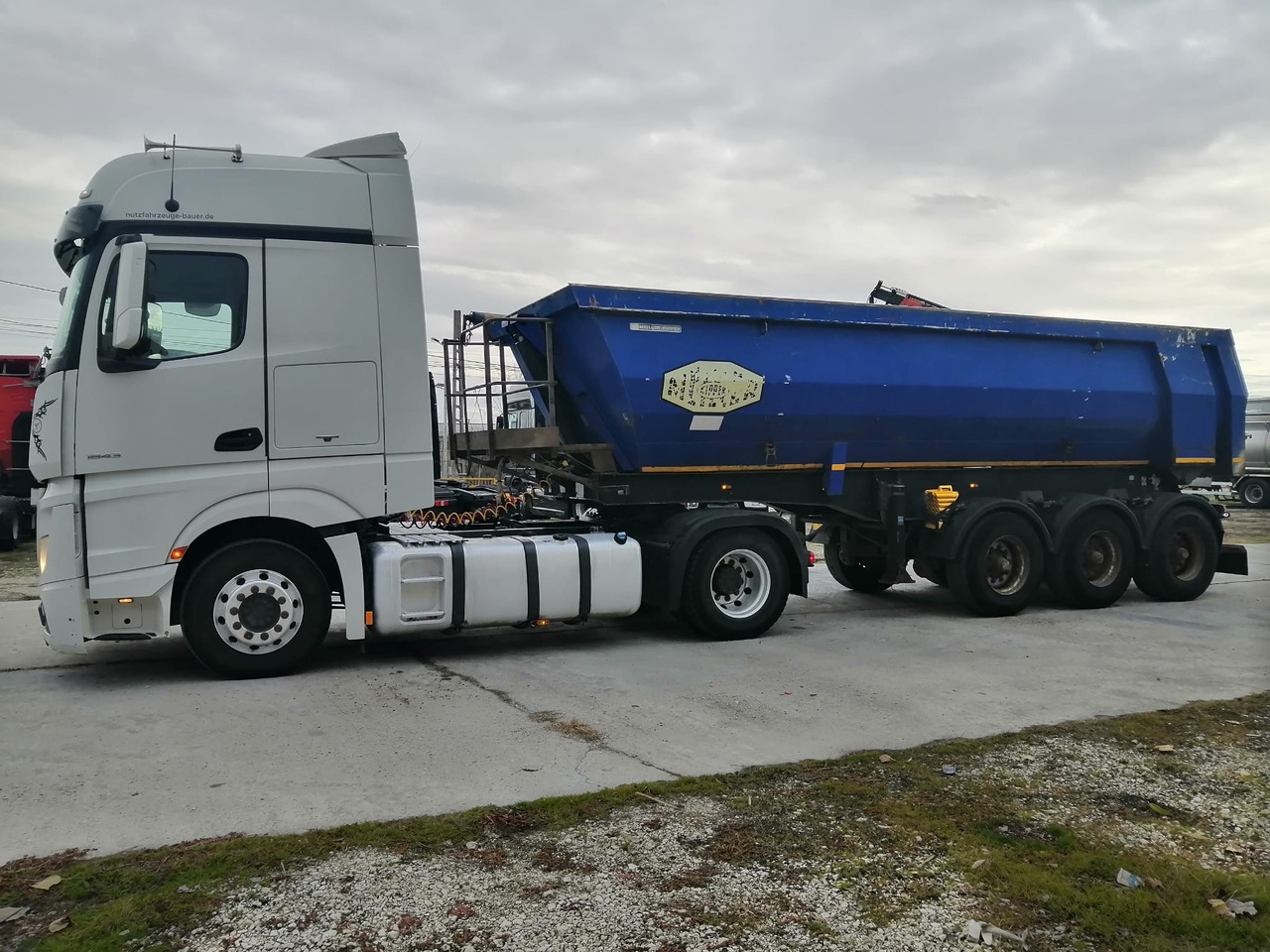 Tractor Head Mercedes-Benz Actros (2013) + Semi-trailer Tipper Meiller – Kipper (2005) - Trekkvogn: bilde 5 Tractor Head Mercedes-Benz Actros (2013) + Semi-trailer Tipper Meiller – Kipper (2005) - Trekkvogn: bilde 5