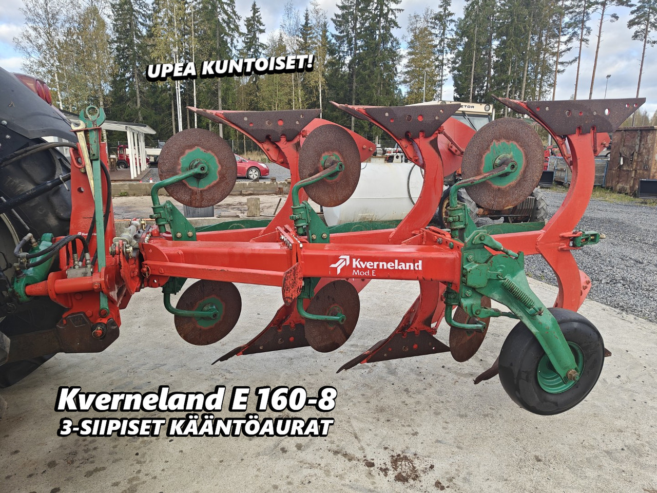 KVERNELAND E 160-8 - 3-siipinen paluuaura - Plog: bilde 1 KVERNELAND E 160-8 - 3-siipinen paluuaura - Plog: bilde 1