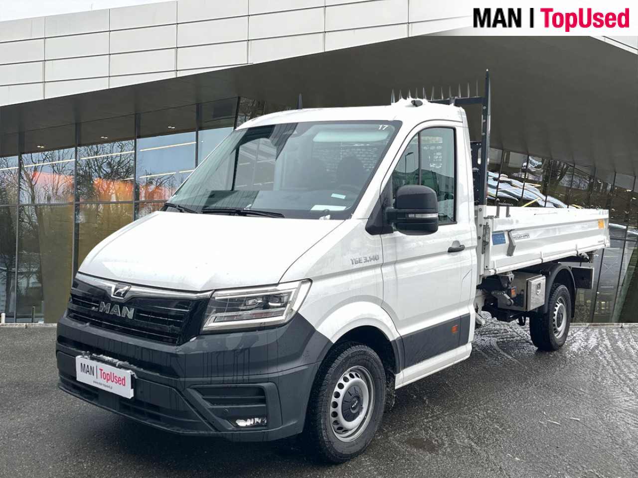 MAN TGE 3.140 4X2F SB kipper 3S Meiller Klima AHK ZV - Kassebil: bilde 1 MAN TGE 3.140 4X2F SB kipper 3S Meiller Klima AHK ZV - Kassebil: bilde 1